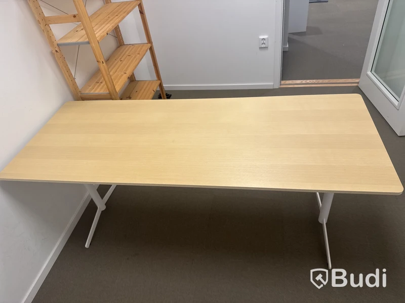 Matbord/konferensbord Edsbyn, stålben, 180x70 cm