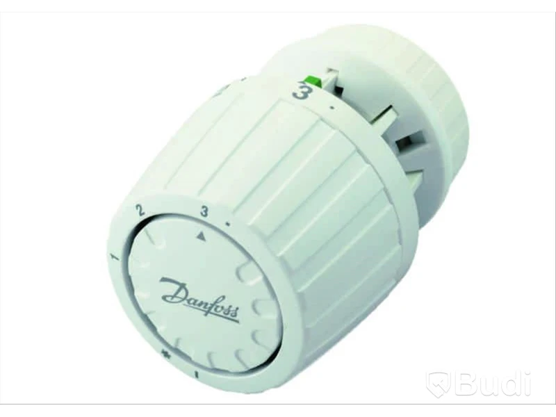 5 st. RADIATORTERMOSTAT MED INBYGGD GIVARE, DANFOSS 7-23 RA 2977 MAX 23, VIT