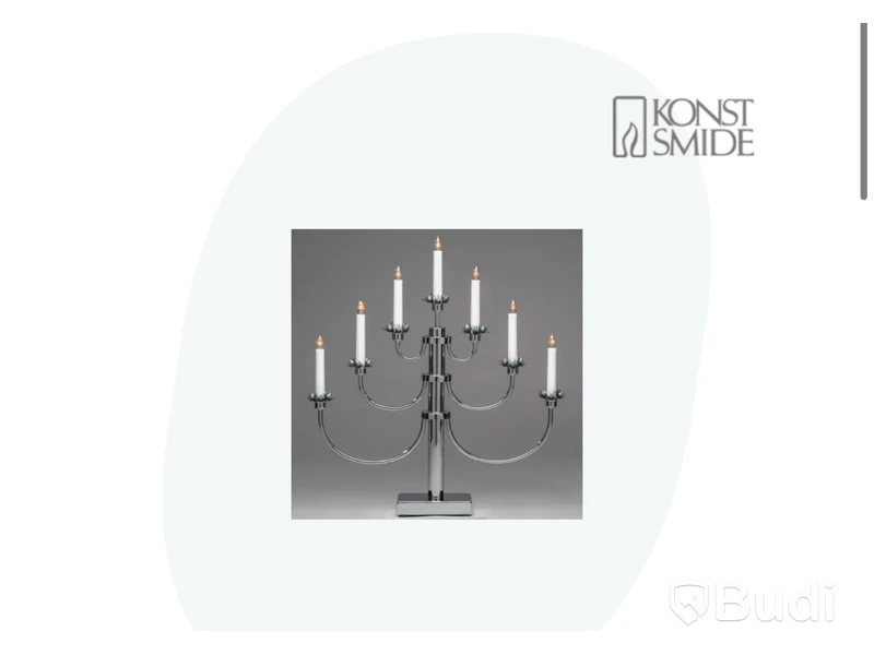 Elljusstake KONSTSMIDE 2050-900TR 7 ljus