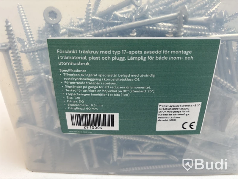 Träskruv Ytbehandlad C4 Proffsmagasinet 5,0 x100mm ( 500 st )