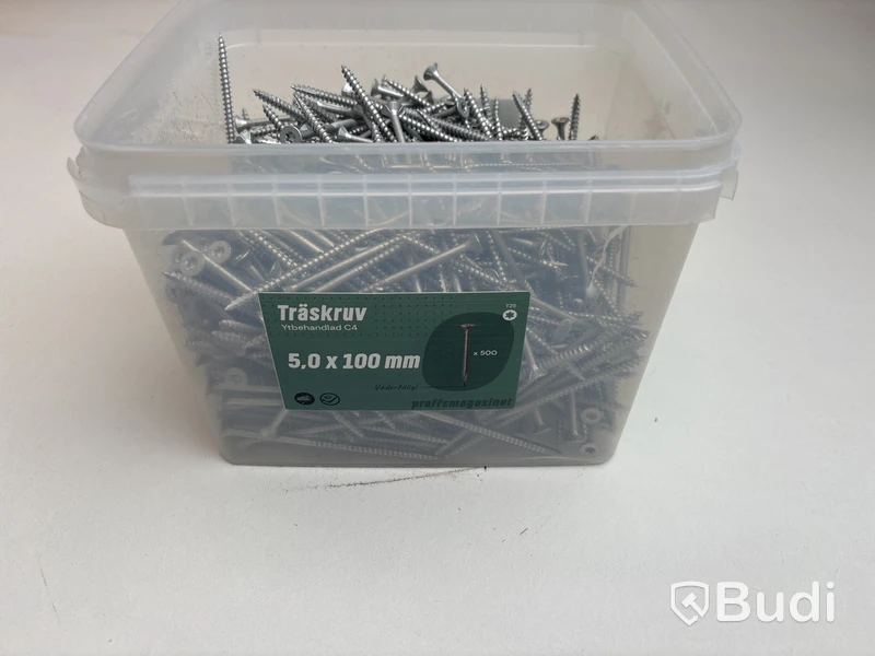 Träskruv Ytbehandlad C4 Proffsmagasinet 5,0 x100mm ( 500 st )
