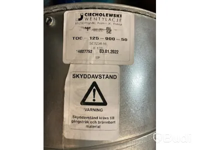 2 st. Ljuddämpare Ciecholewski, Toc-125-900-50
