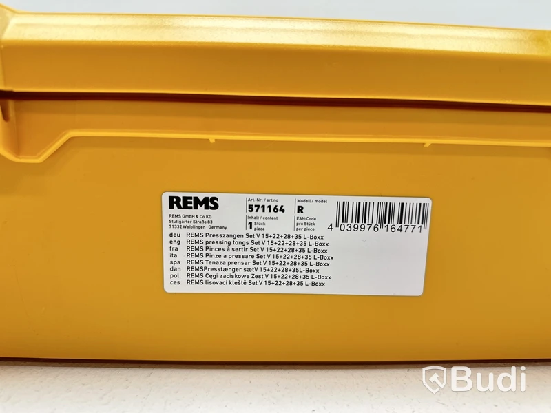 Kit med Pressbackar, REMS
