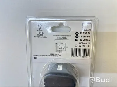 3 st. Transistor dimmer 315W glödljus, elektr trafo, Schneider electric