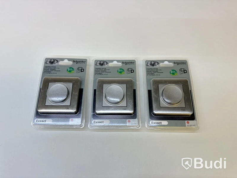 3 st. Transistor dimmer 315W glödljus, elektr trafo, Schneider electric