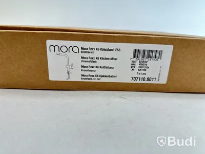 Köksblandare Mora Rexx K6 Krom/svart