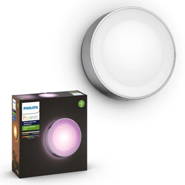 (NY) Väggarmatur Phillips Hue, Daylo 15W LED, 1050 lm, Rostfritt stål