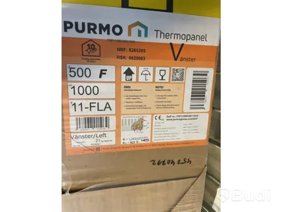 Radiator Purmo, Thermopanel, Vänster, 500x1000