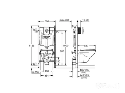 Komplett WC-paket Grohe, Solido Set 4in1