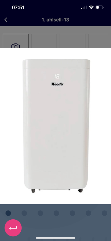 (NY)  AC Milan 9K Smart Home Woods Luftkonditionering
