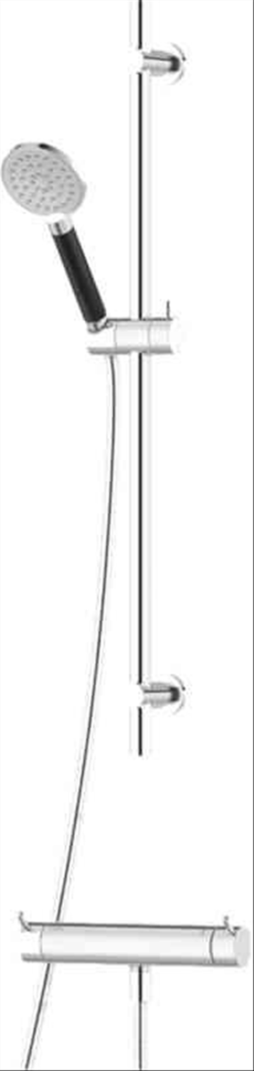 (NY) MORA INXX II SHOWER KIT 160C\/C, TERM+D-SET. KROM