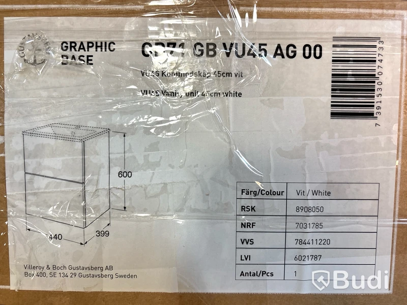 Kommod Gustavsberg Graphic Base