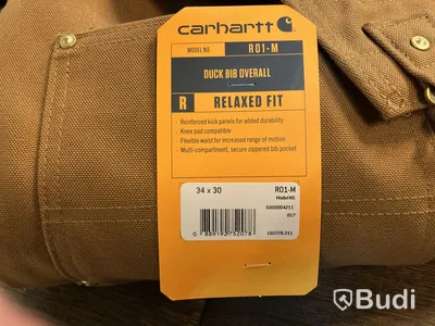 Hängselbyxa Carhartt stl. 34x30, relaxed fit