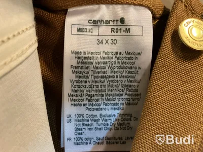Hängselbyxa Carhartt stl. 34x30, relaxed fit