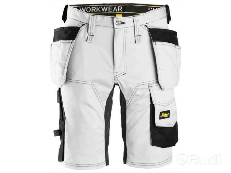 SHORTS SNICKERS 6141 VIT\/, SVART STRETCH AW HF STL 50