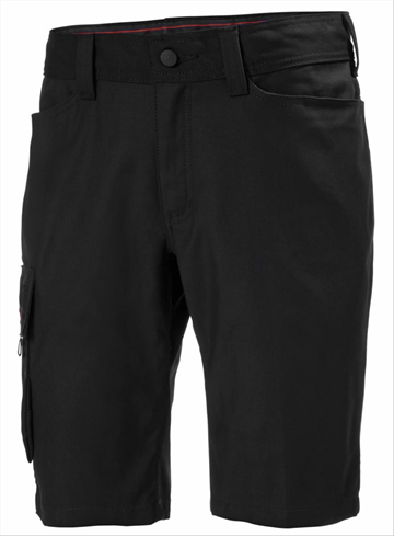 (NY) SERVICESHORTS HH 77464-990 SVA, SVART OXFORD  C48,