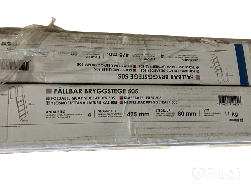 2 st. Bryggstege fällbar SKEPPSHULTSTEGEN 505