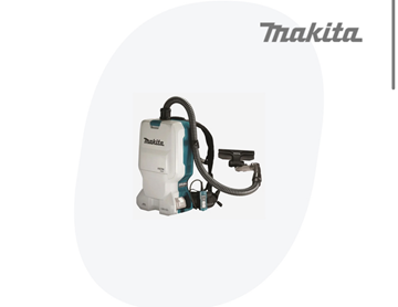 (NY) RYGGDAMMSUGARE MAKITA DVC660Z, utan batteri och laddare