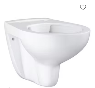 (NY) Vägghängd Toalettstol Grohe Bau Ceramic 39427