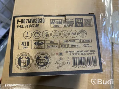 DOWNLIGHT DESIGNLIGHT, LED 7W 2'-3'K 485LM IP44, P-007MW2030 VIT