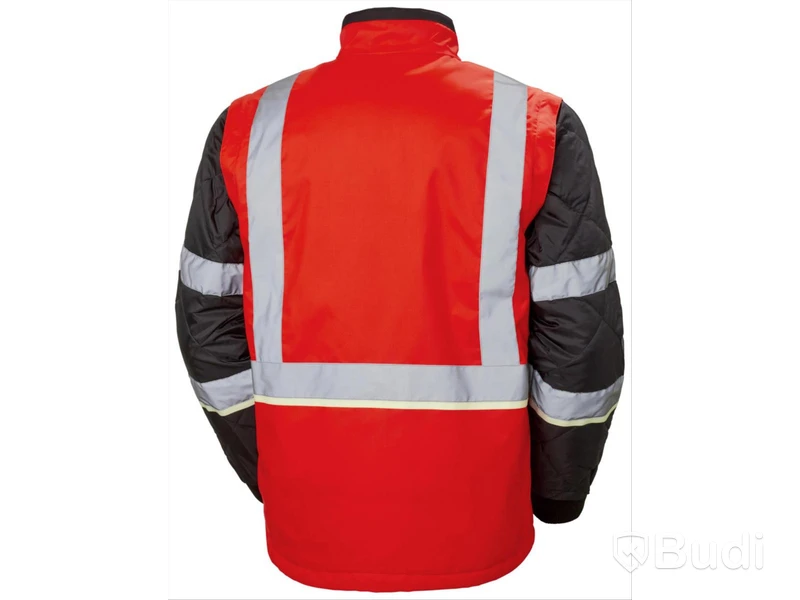 VINTERJACKA HH 73185-169 UC-ME, RÖD VARSEL KL2 ZIP-IN STL XL