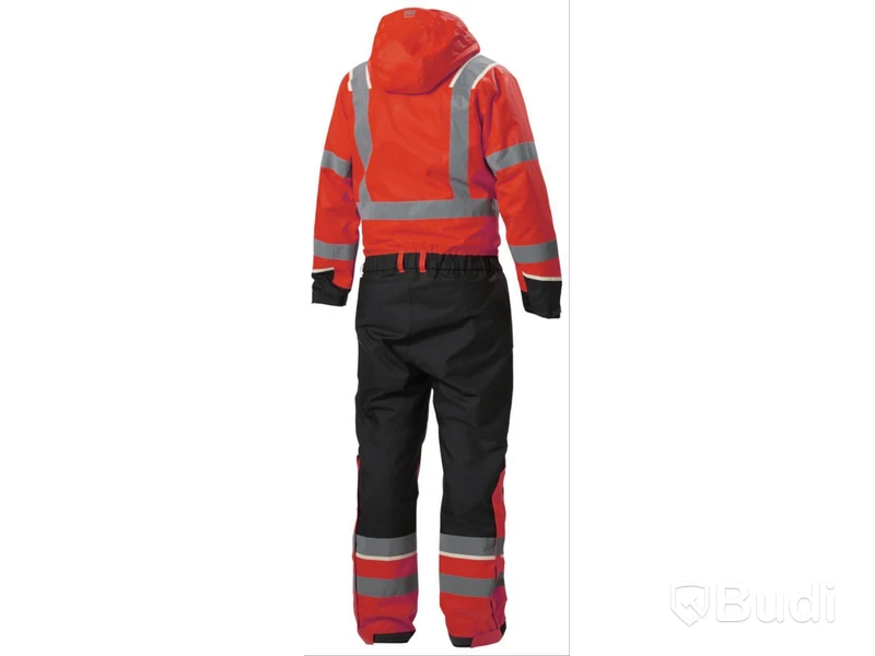 VINTEROVERALL HH 71555-169 UC, ME RÖD\/SV VARSEL KL3 STL XL