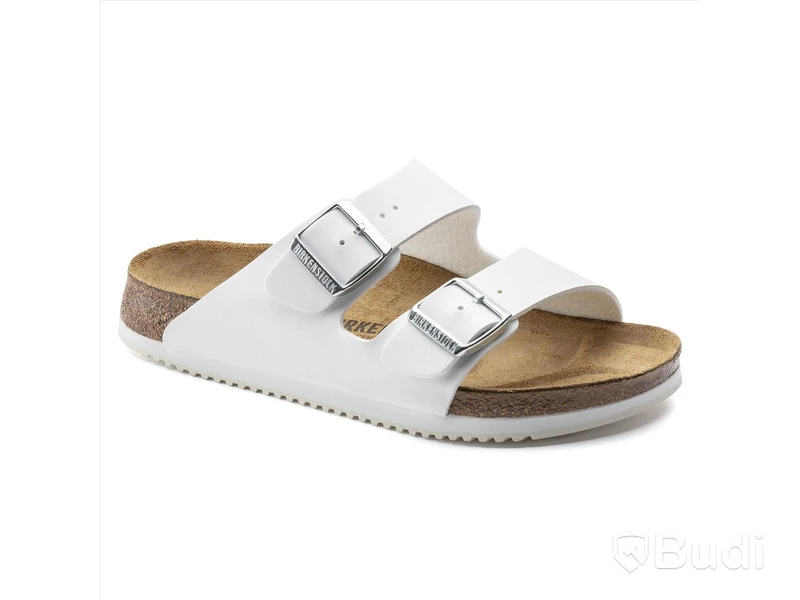 Yrkessandal Birkenstock, Arizona Prof, 101822041, vit, stl. 41