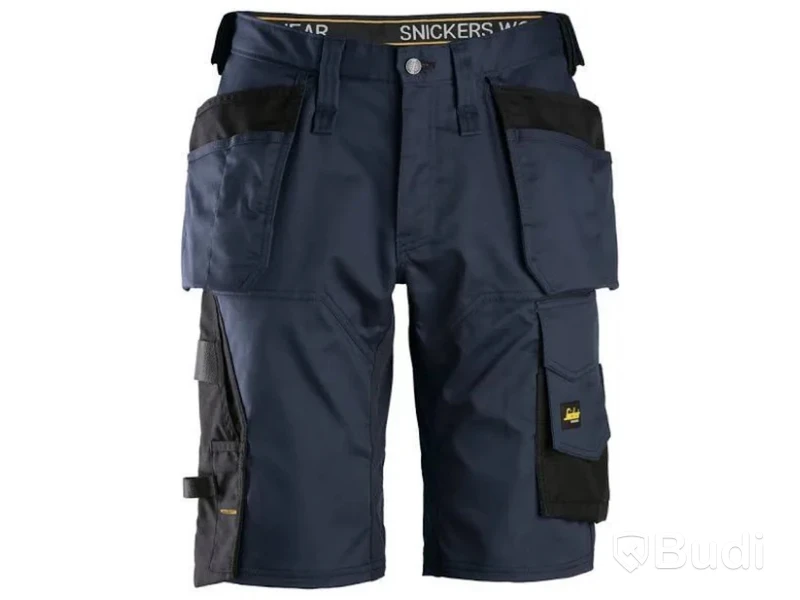 Arbetsshorts SNICKERS WORKWEAR, 6151 Allroundwork, marin/svart, stl. 50