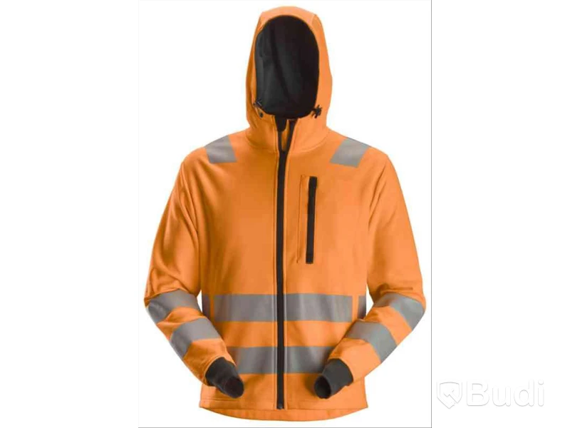 HUVTRÖJA SNICKERS, 8039-5500 ORANGE, VARSEL KL2 AW, STL. L