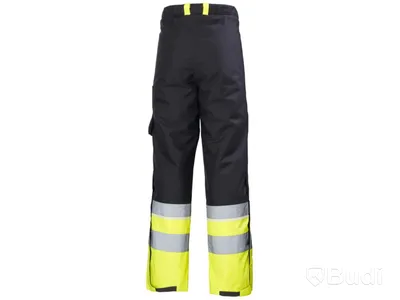 VINTERBYXA HELLY HANSEN, 71455-369 UC-ME, SVART/GUL VARSEL KL1, STL. 2XL