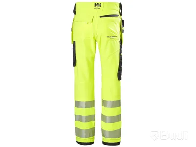 HANTVERKSBYXA HELLY HANSEN, 77472-369 GUL, VARSEL ICU KL2, STL. C48