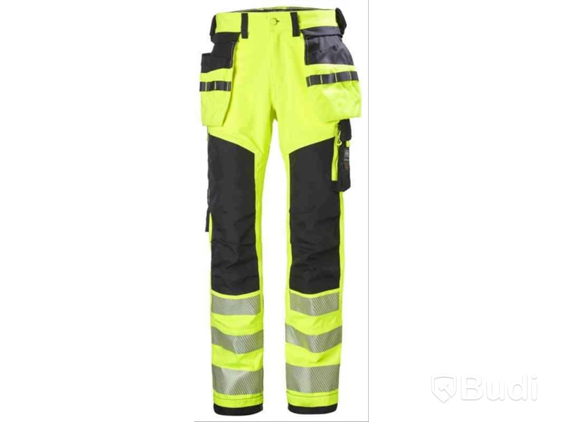 HANTVERKSBYXA HELLY HANSEN, 77472-369 GUL, VARSEL ICU KL2, STL. C48