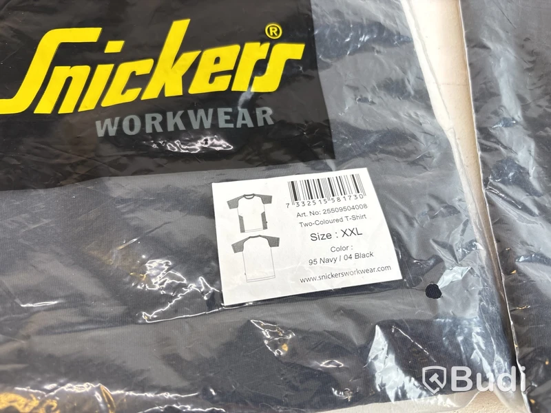 5 st. T-shirts Snickers, olika modeller, stl. XXL