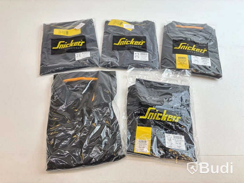 5 st. T-shirts Snickers, olika modeller, stl. XXL