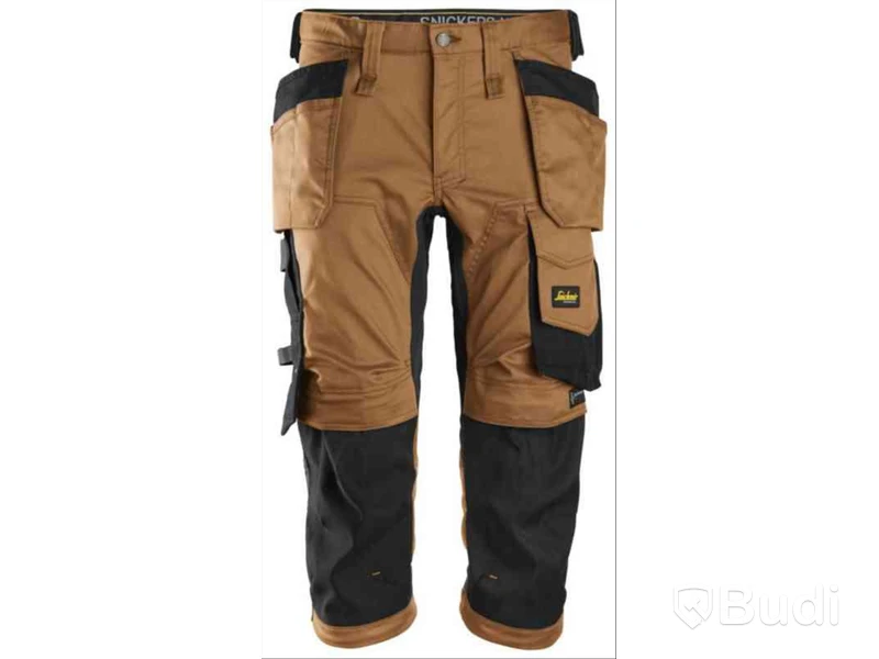 PIRATBYXA SNICKERS, 6142 KHAKI/SVART STRETCH AW HF, STL. 62