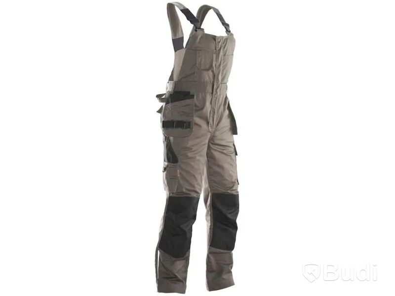 HÄNGSELBYXA JOBMAN, 3730, KHAKI/SVART, STL. C50