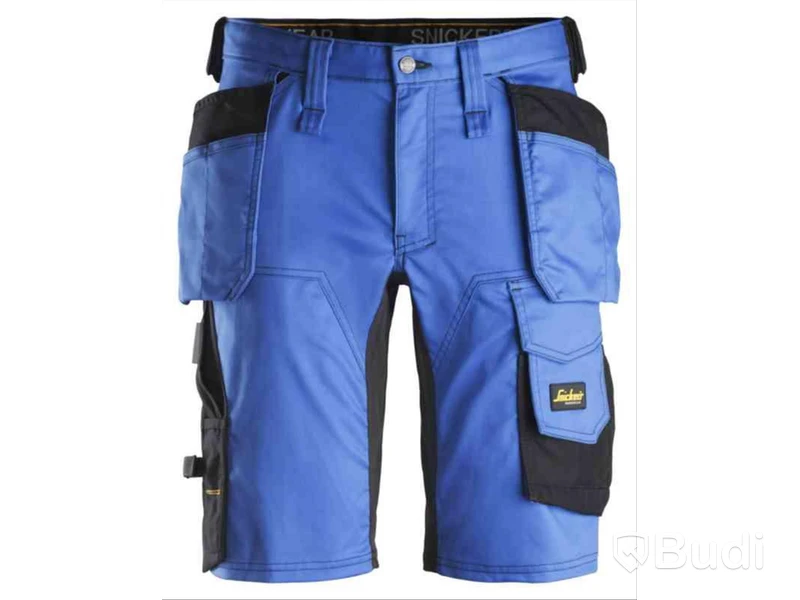 SHORTS SNICKERS, 6141 BLÅ/SVART STRETCH AW HF, STL. 50