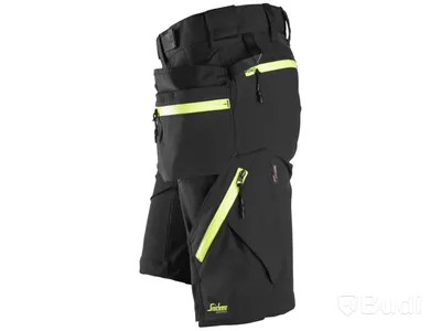 SHORTS SNICKERS, 6140 SVART, STRETCH FW HF, STL. 46