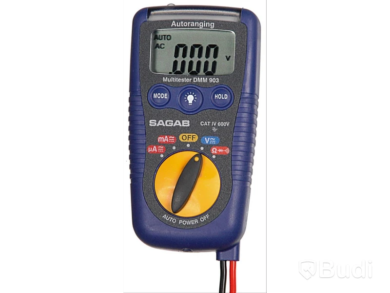 MULTIMETER I FICKFORMAT DMM902, CAT IV 600V AC\/DC