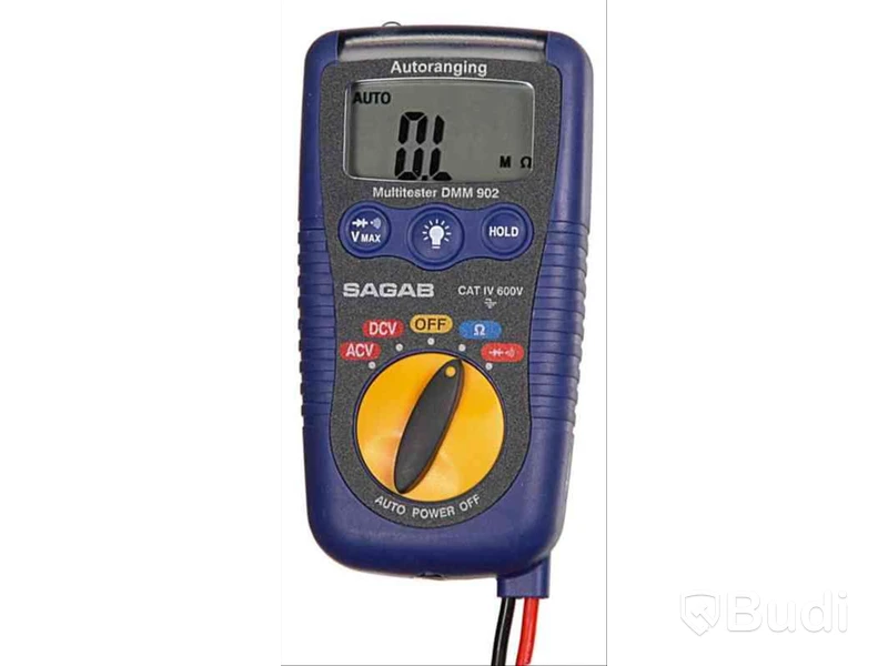 MULTIMETER I FICKFORMAT DMM902, CAT IV 600V AC\/DC