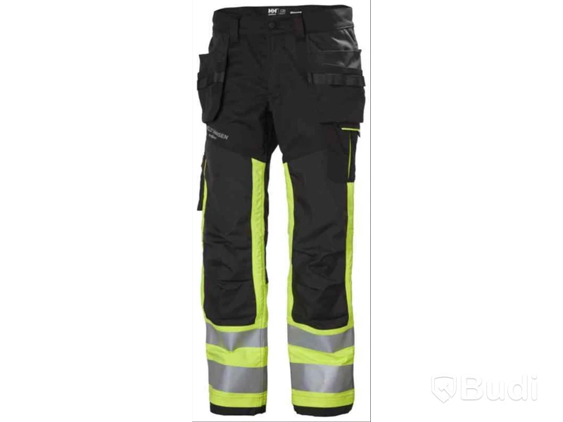 (NEW) WORK TROUSERS HH 77422-369 YELLOW, HI-VIS CLASS 1 ALNA 2.0 SIZE C62