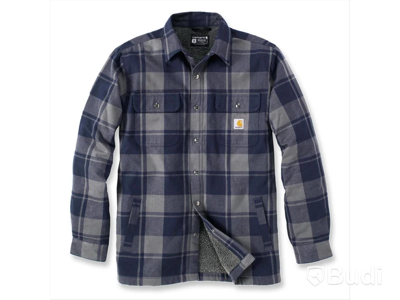 SKJORTA CARHARTT 105939412, MARIN/SVART STL XL