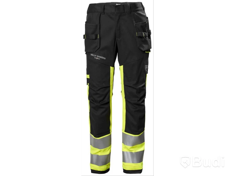 Midjebyxa HH 77450 Fyre, svart/gul, varsel,  KL1 multinorm stl. C52