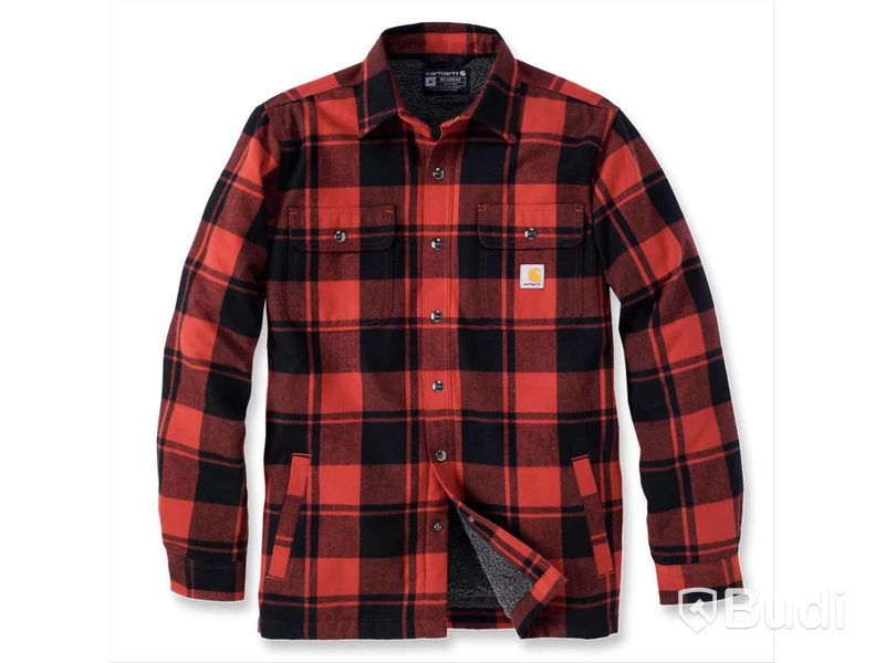SKJORTA CARHARTT 105939R81, RÖD/SVART STL M