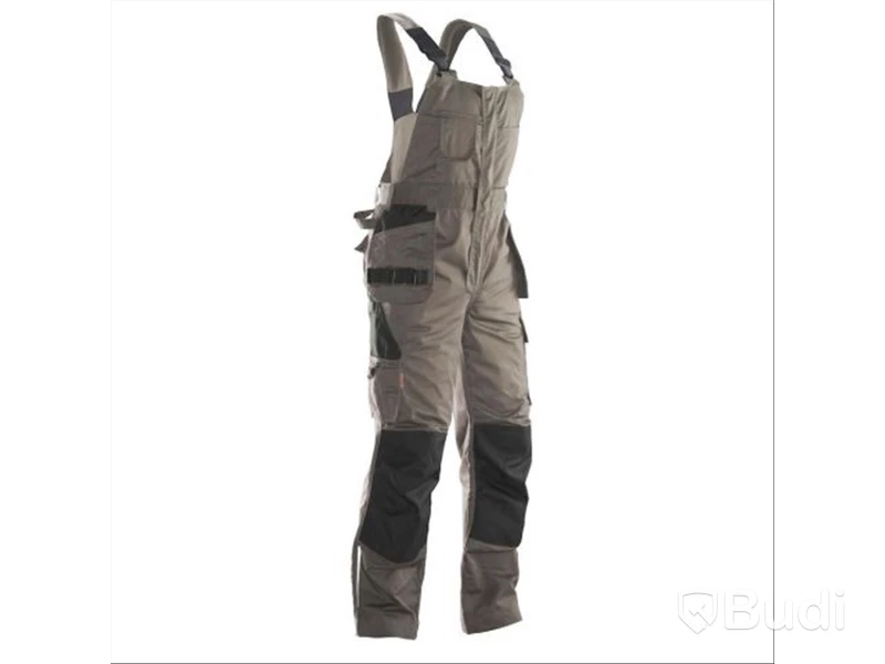 Hängselbyxa Jobman 3730 khaki/svart, Stl C48