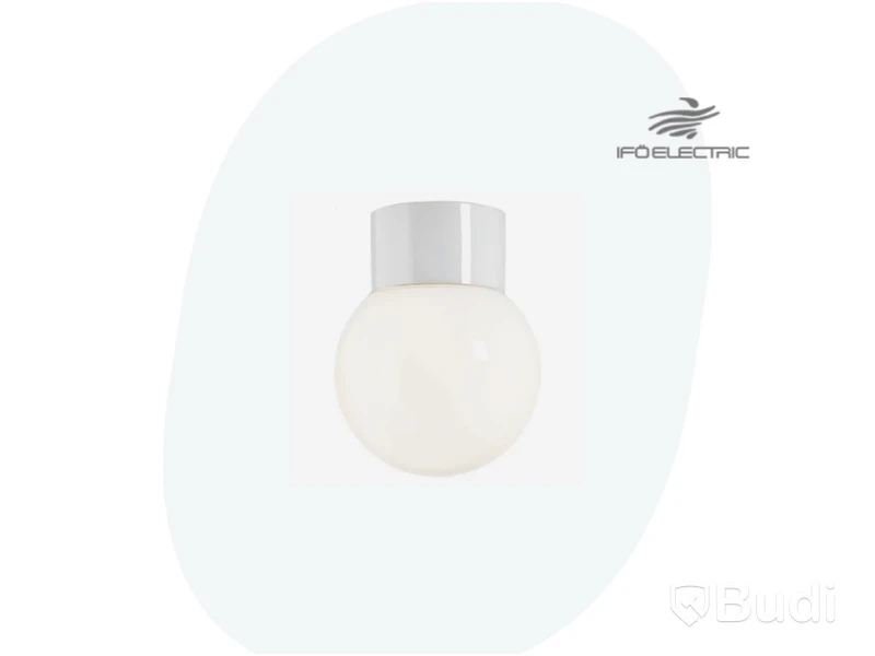 2 st. TAKARMATUR IFÖ ELECTRIC, CLASSIC GLOB, BLANK, RAK, IP54