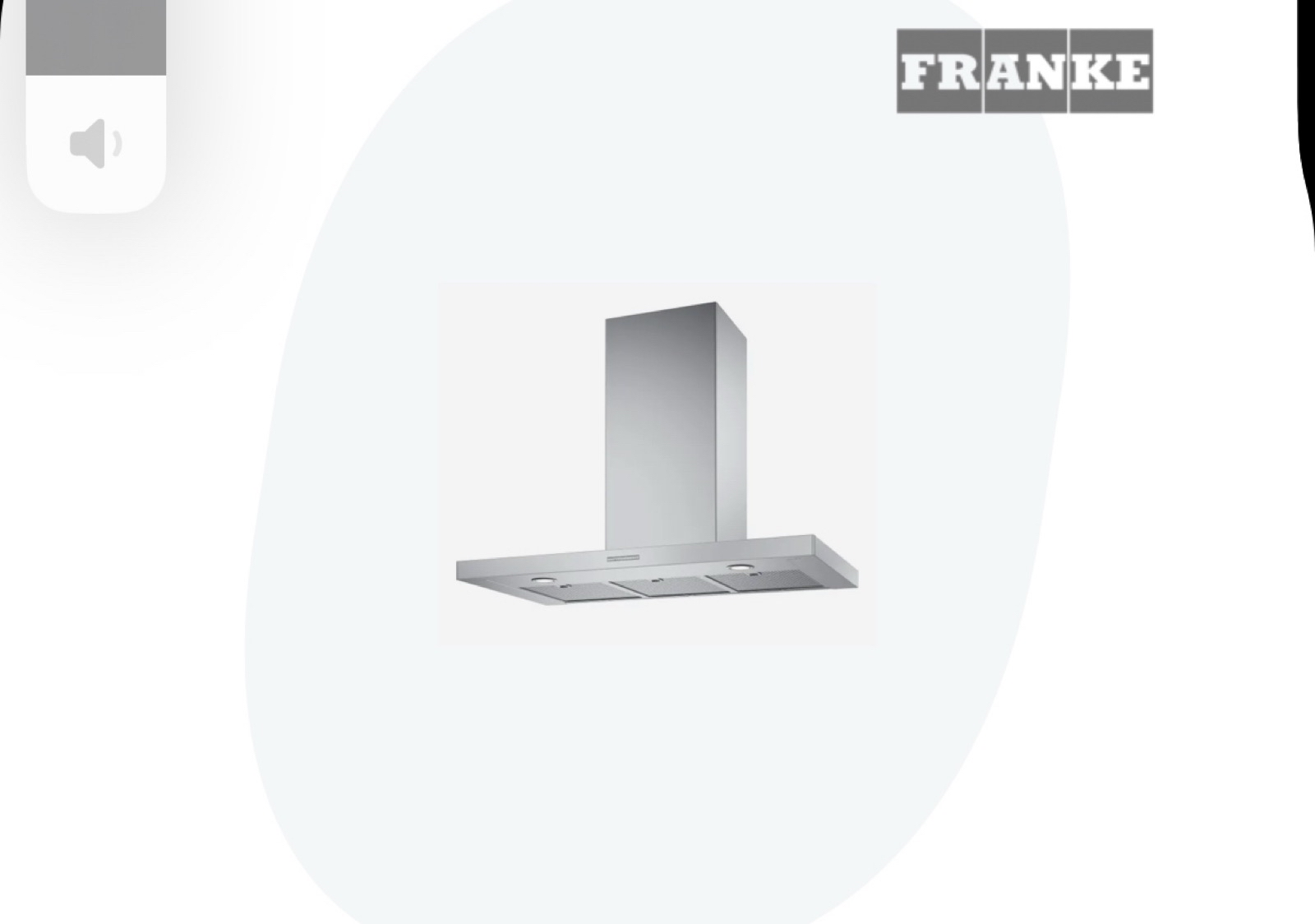 (NEW) FRANKE COOKER HOOD T45 782-10/12, 90 CM, STAINLESS STEEL