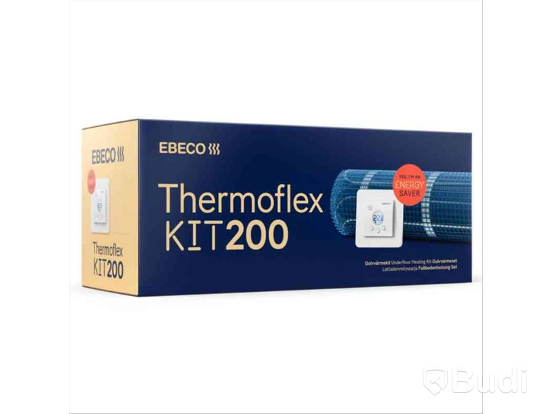 VÄRMEKABELMATTA THERMOFLEX, KIT 2.1 M2, INKL TERMOSTAT