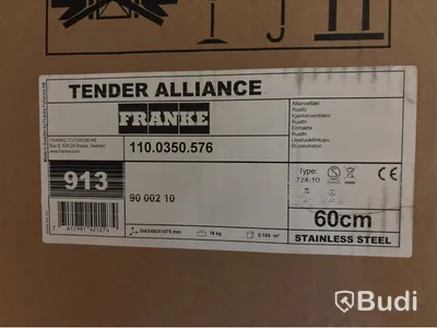 SPISFLÄKT FRANKE ALLIANCE TENDER 724-10 60 CM, ROSTFRI