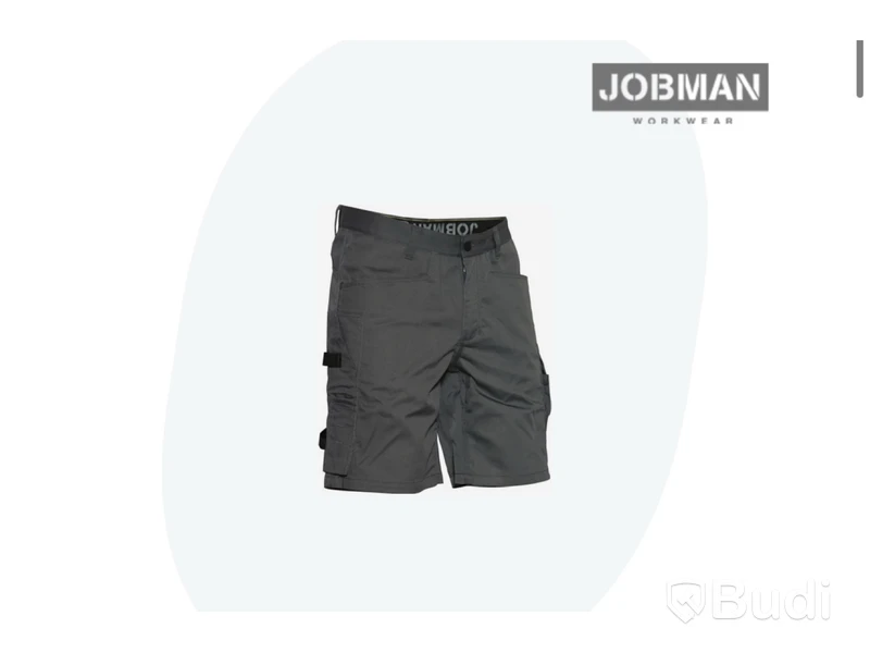 SHORTS JOBMAN 2433 M.GRÅ, STL. C52